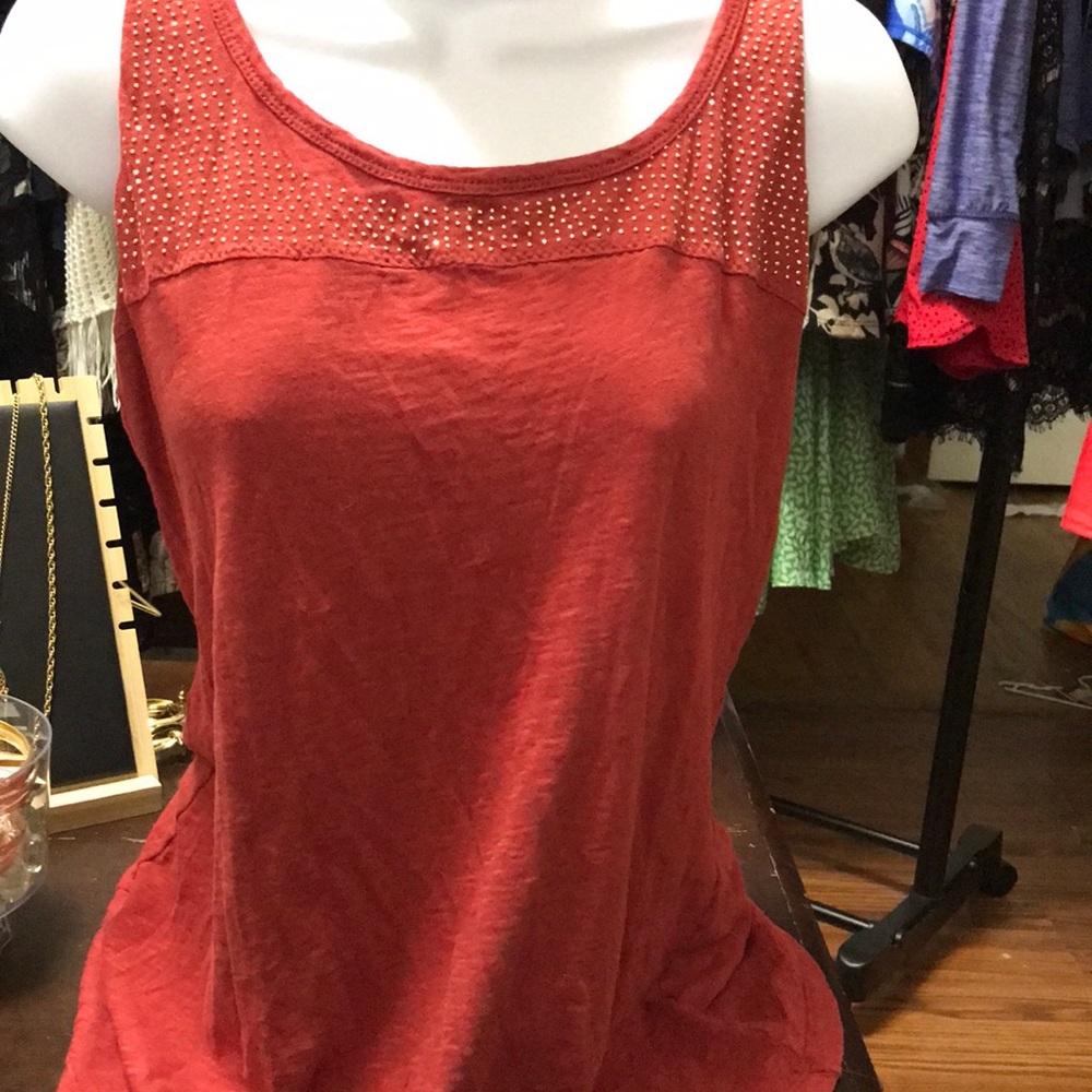 Level Eight rust colored tank top size M